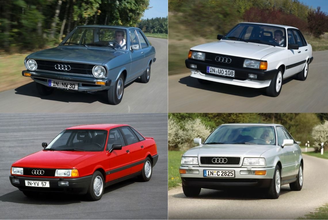 Audi 80, Generations B1-B4